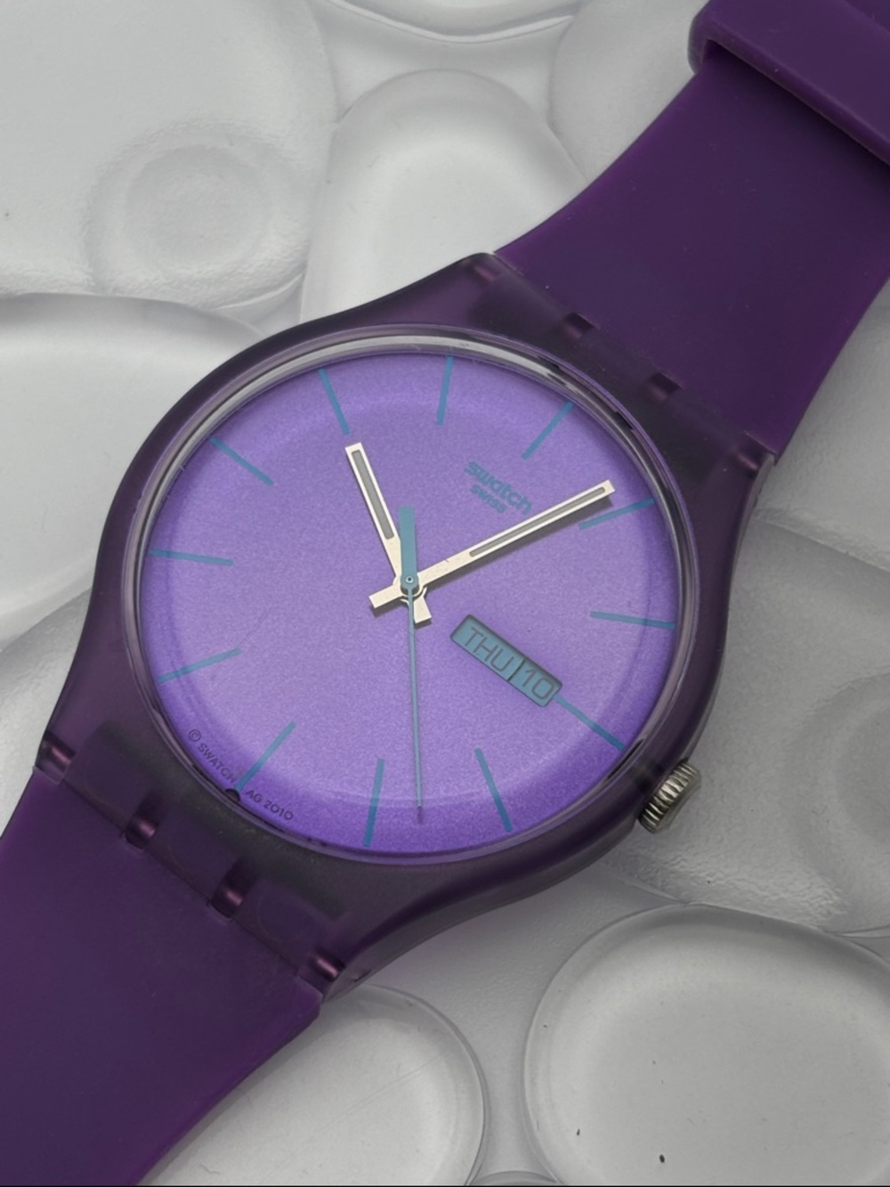 Swatch Watch - SUOV702 - PURPLE REBEL